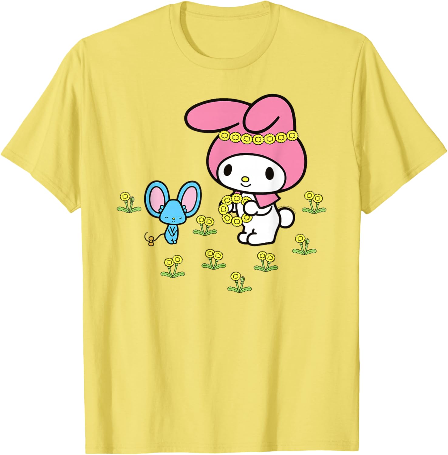 My Melody Flower Crown T-Shirt for Fun and Stylish Outfits - 5