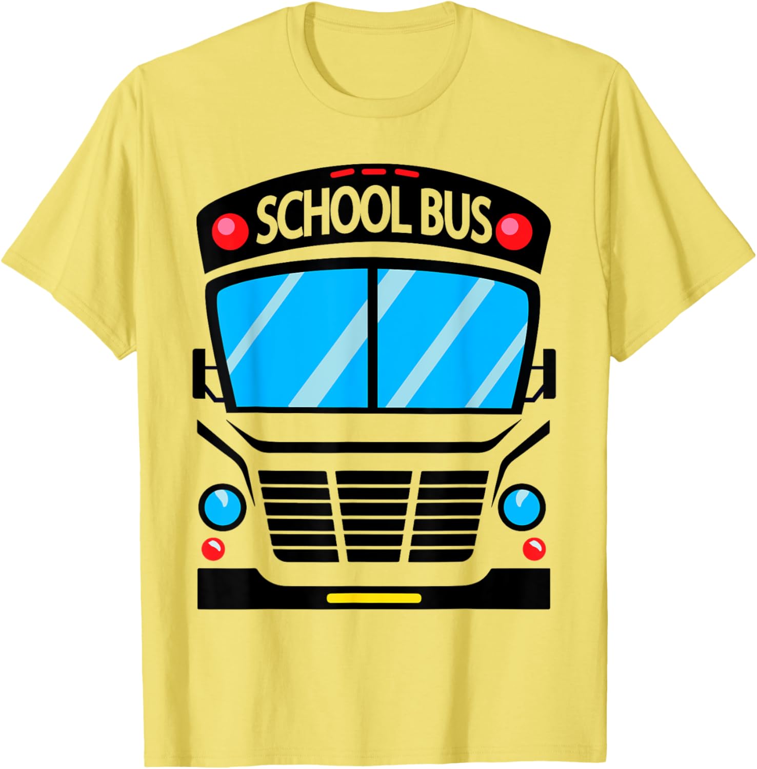 Fun Halloween School Bus Costume T-Shirt for Adults and Kids - 2