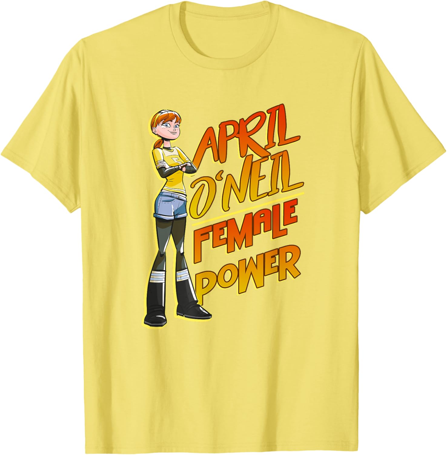 Mademark Teenage Mutant Ninja Turtles April O'Neill Women's T-Shirt - 10