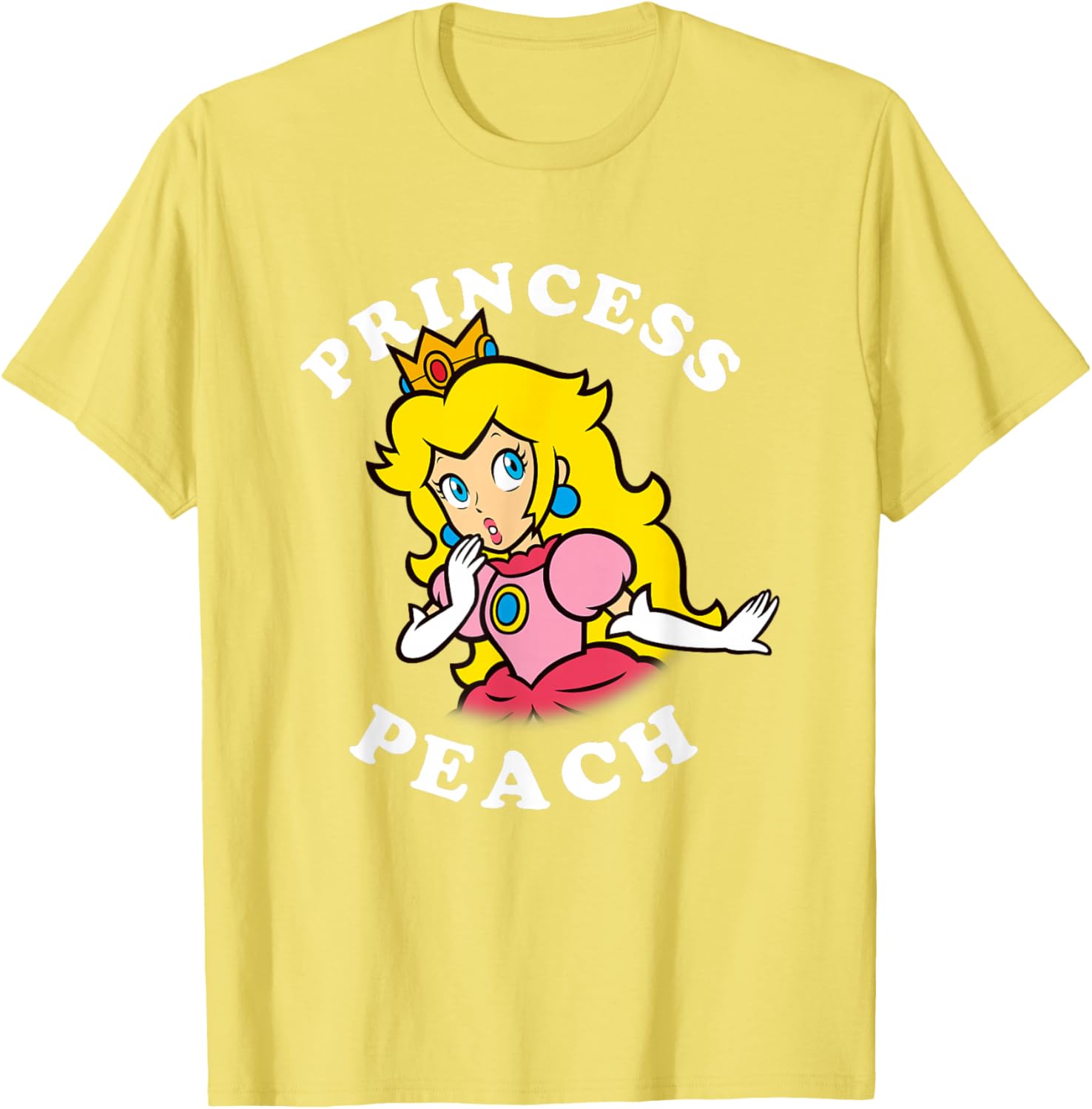 Super Mario Princess Peach Big Portrait T-Shirt for Fans and Collectors - 22