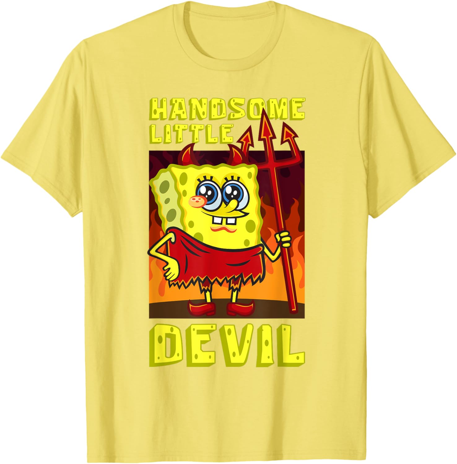 Mademark SpongeBob Handsome Little Devil Halloween Costume Kids T-Shirt - 5