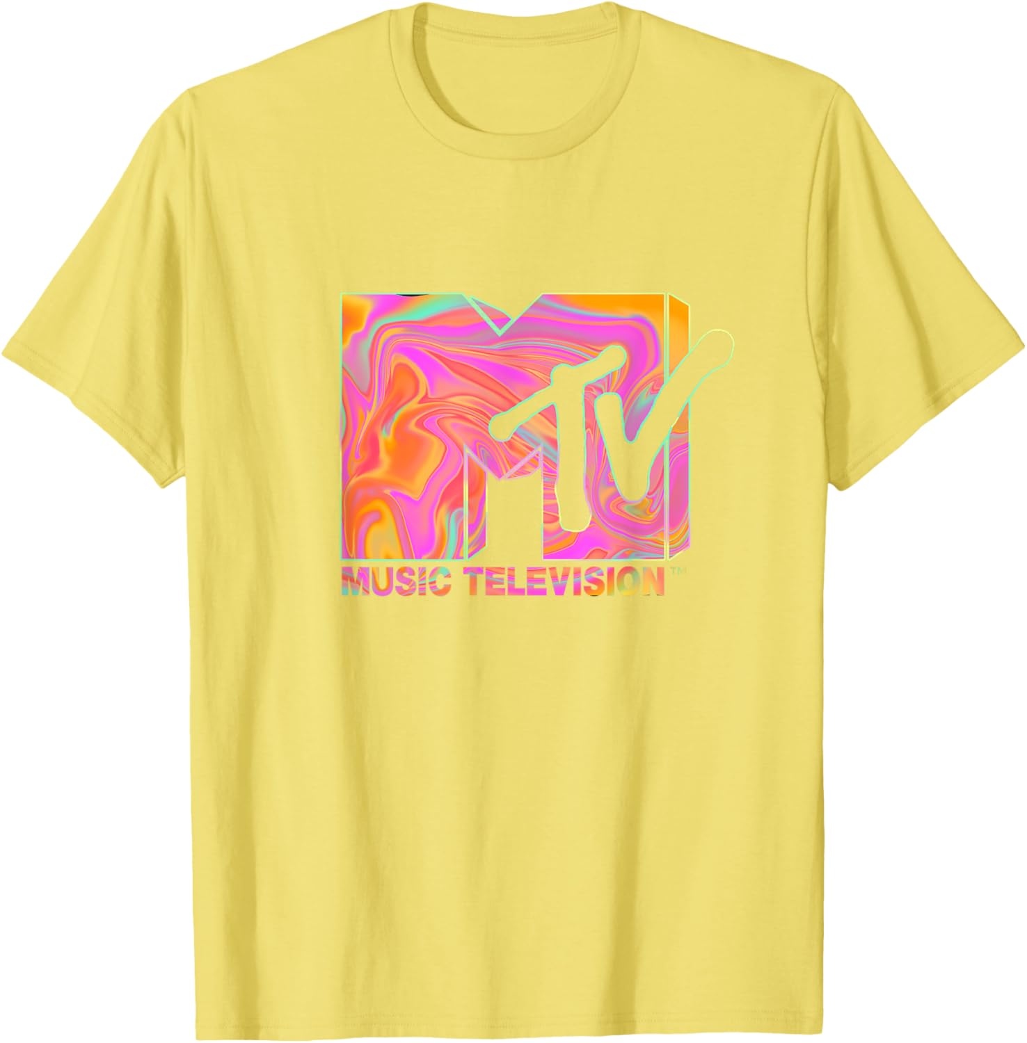 Mademark x MTV Retro Logo T-Shirt in 70s 80s Hippie Style Fashion - 6