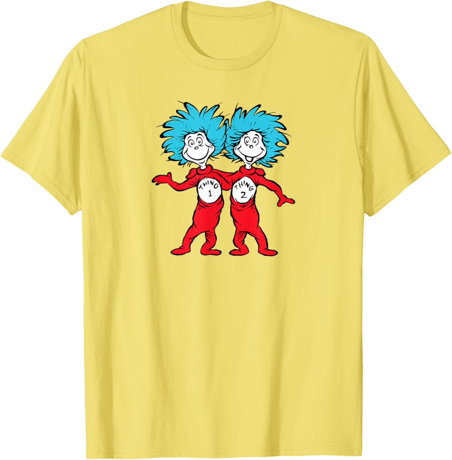 Dr. Seuss Thing 1 Thing 2 Buddies T-Shirt for Fun Lovers and Kids - 14