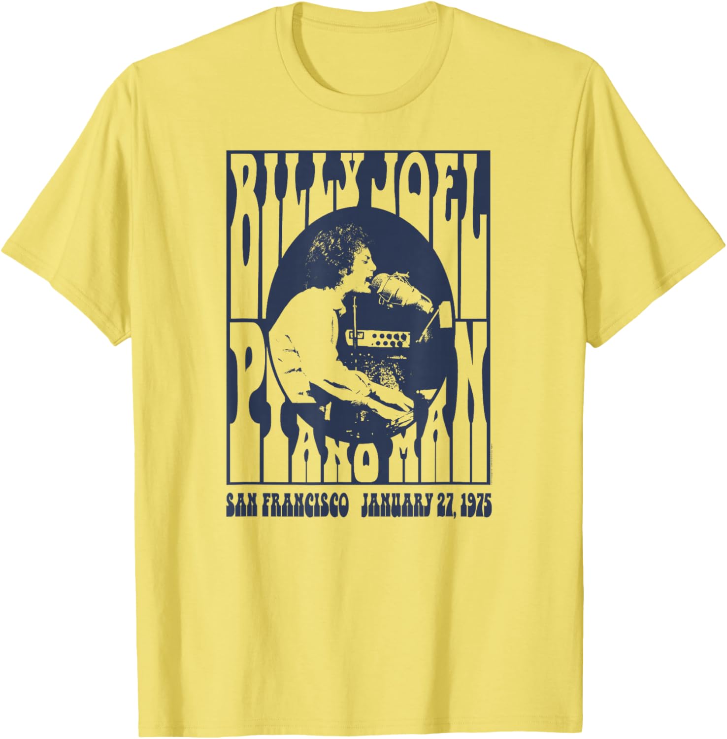 Billy Joel Piano Man 1975 T-Shirt Classic Music Apparel for Fans - 2