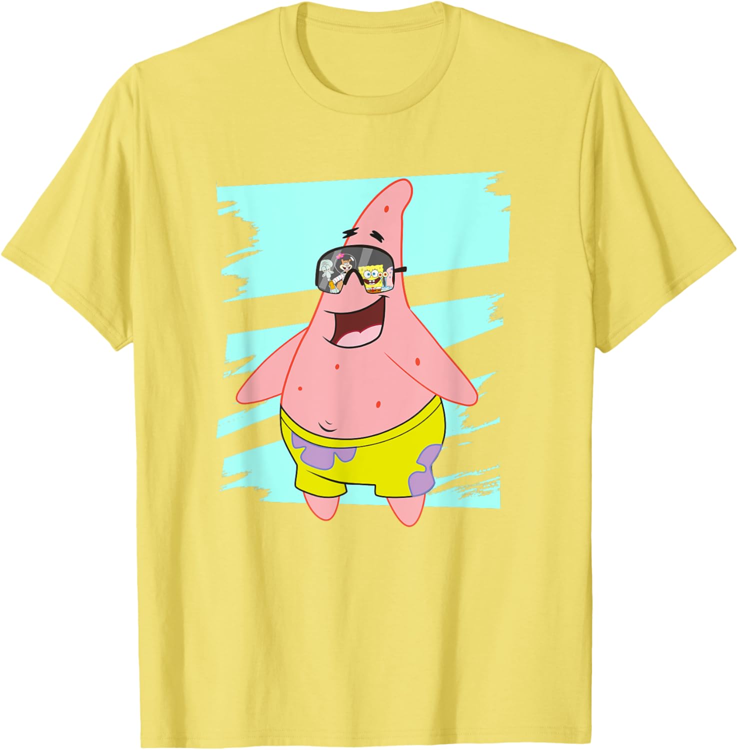 Mademark Patrick Star Sunglasses T-Shirt Fun SpongeBob SquarePants Apparel - 16