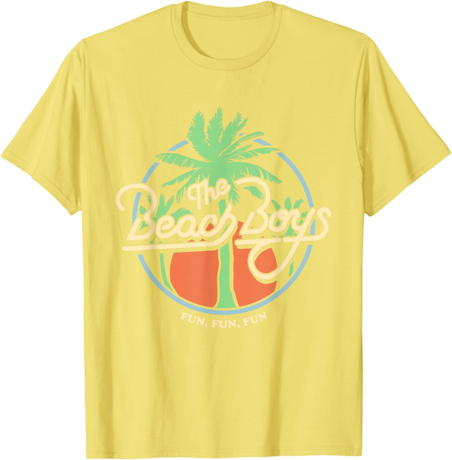 Beach Boys Fun Fun Fun Palm Tree T-Shirt for Relaxed Summer Vibes - 10