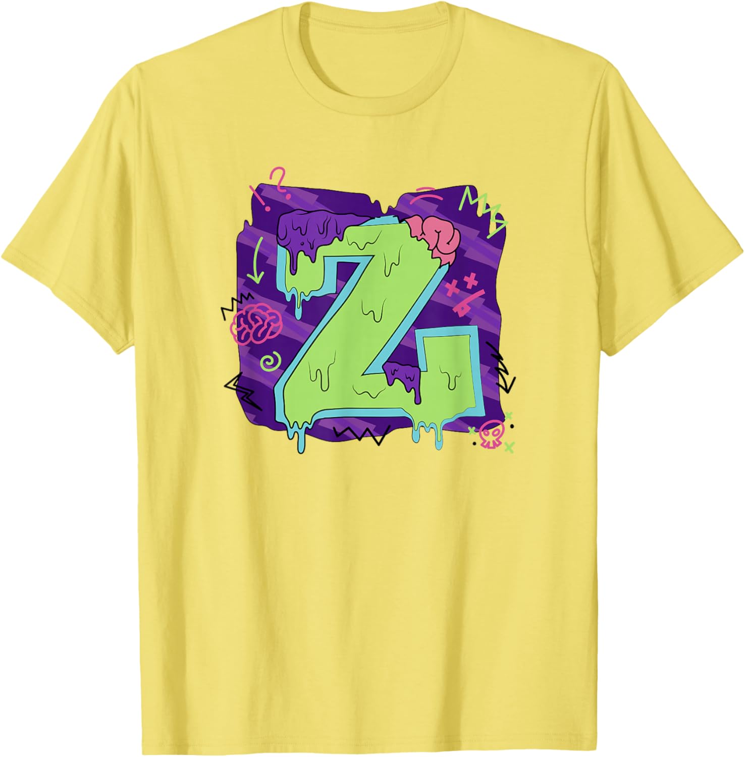 Disney Zombies Seabrook Football Letter Z Drippy Logo T-Shirt for Fans - 13
