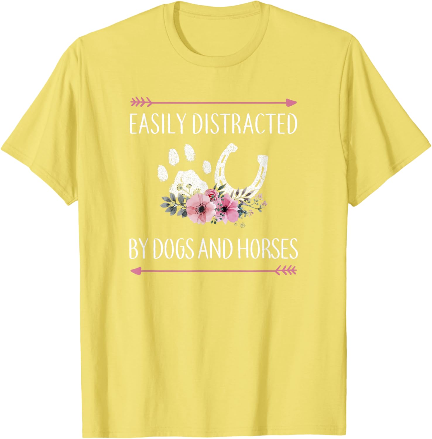 Horse Lover T-Shirt for Women, Teens, and Girls - Cute Horse Design - 26
