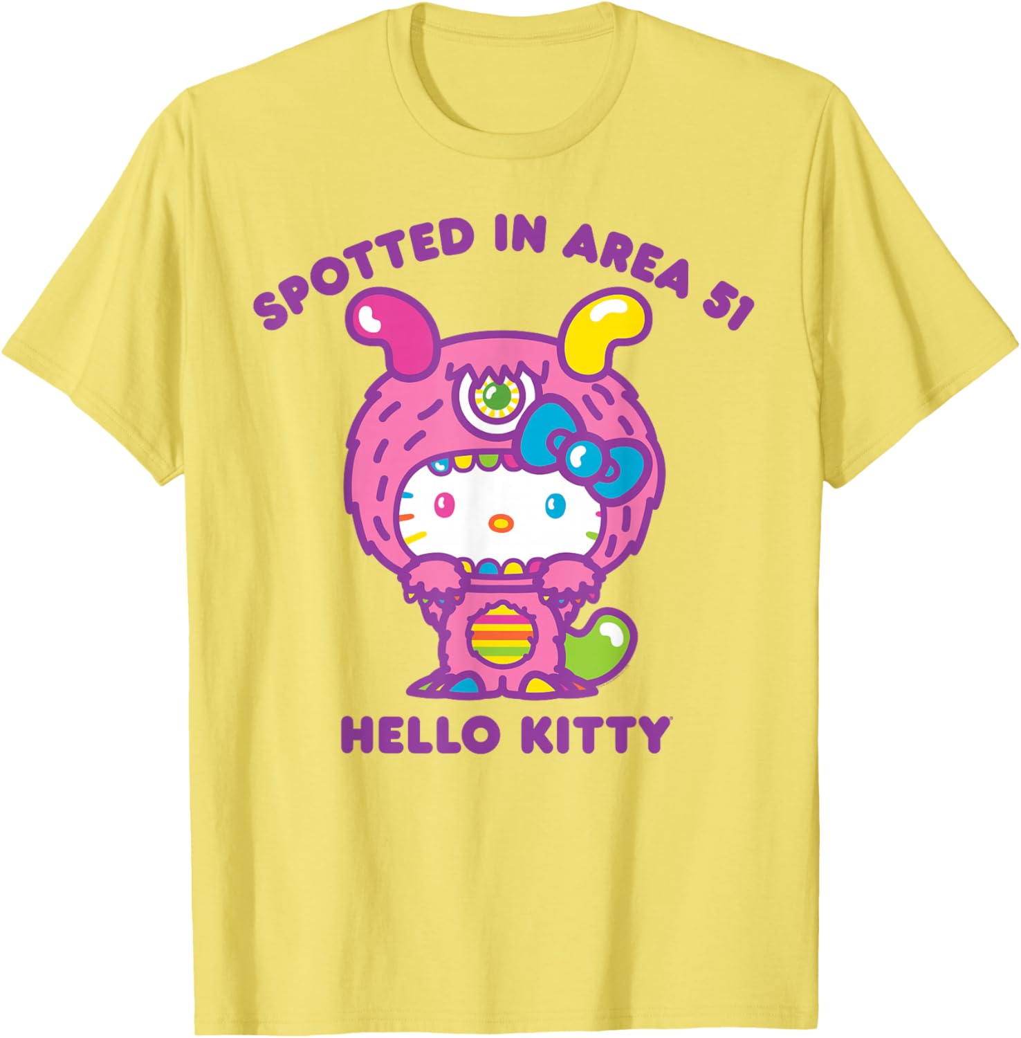Hello Kitty Area 51 Alien Sighting T-Shirt for Fun Fashion Lovers - 9