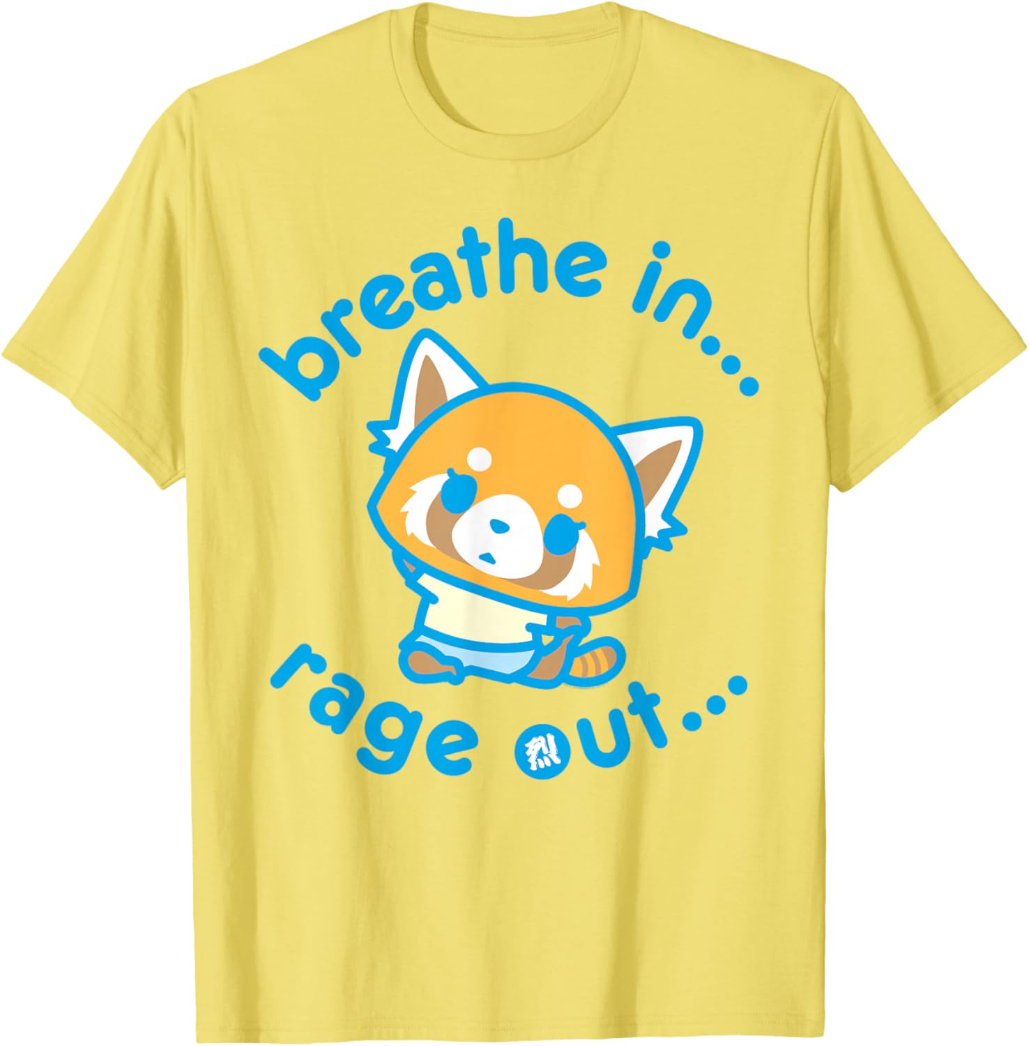 Aggretsuko Yoga Breathe In Rage Out T-Shirt for Fans and Yoga Lovers - 11