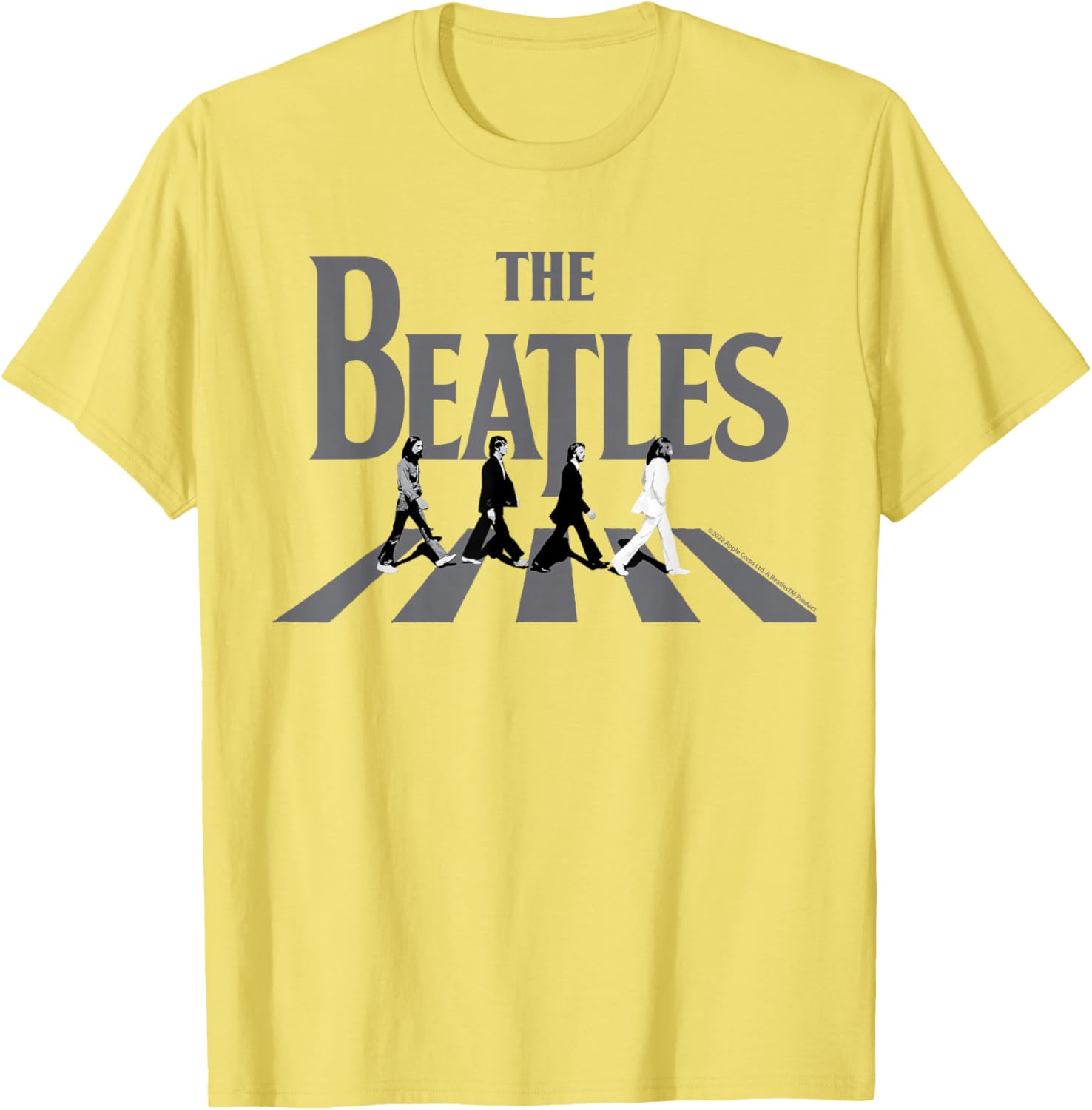 The Beatles Abbey Road Greyscale T-Shirt for Music Lovers - 6