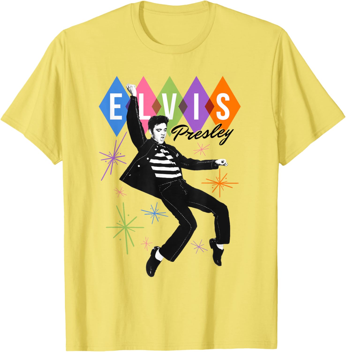 Elvis Presley Official Dancing Star T-Shirt - Vintage Style Music Apparel - 4