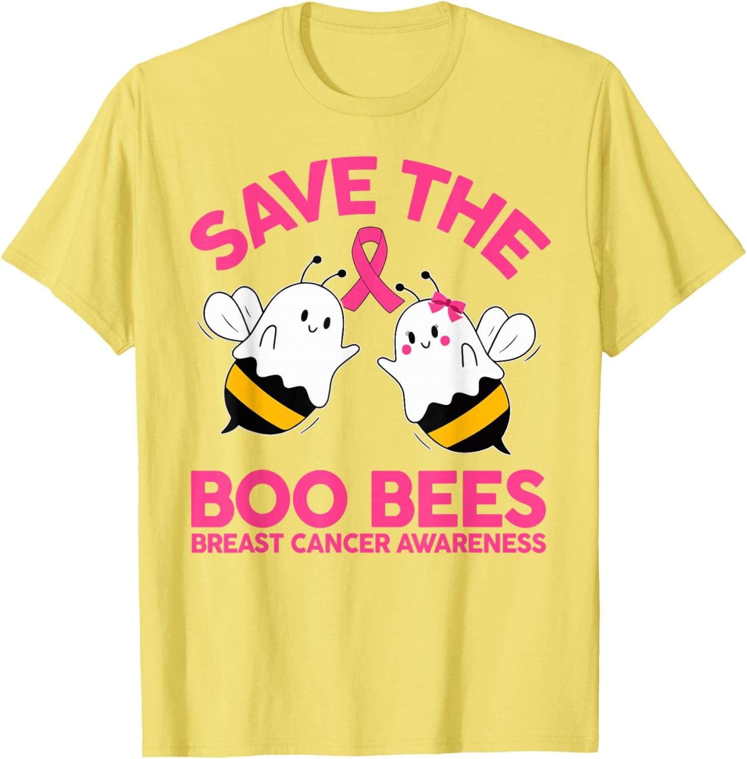 Save The Boobees Breast Cancer Halloween T-Shirt for Women - 5