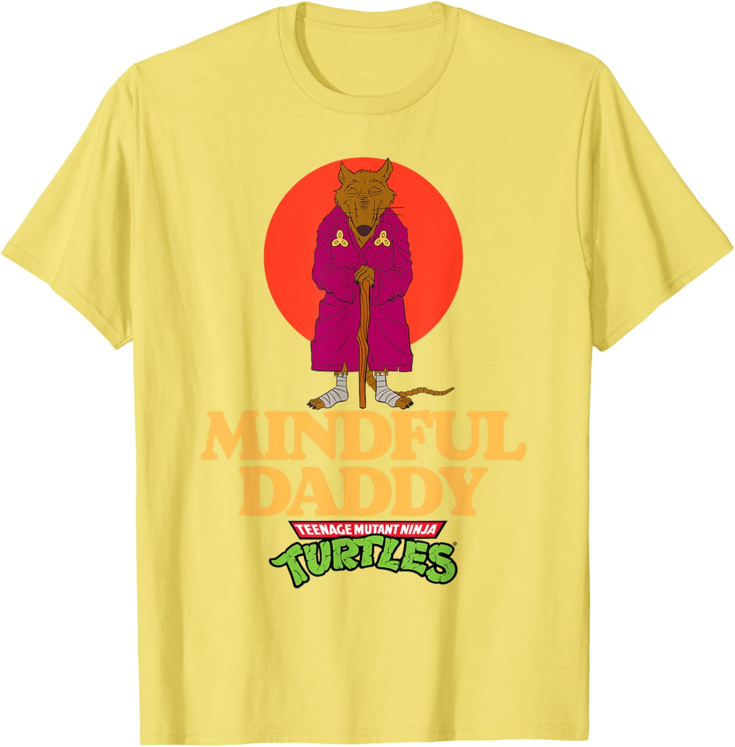 Mindful Daddy Splinter TMNT Father's Day T-Shirt for Super Dads - 24