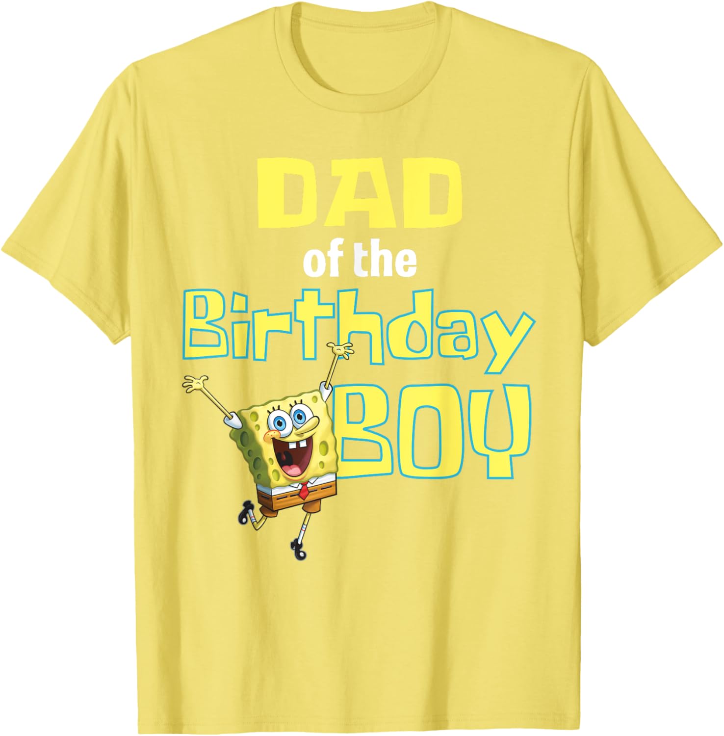 SpongeBob SquarePants Dad Of The Birthday Boy T-Shirt Fun Gift Idea - 7