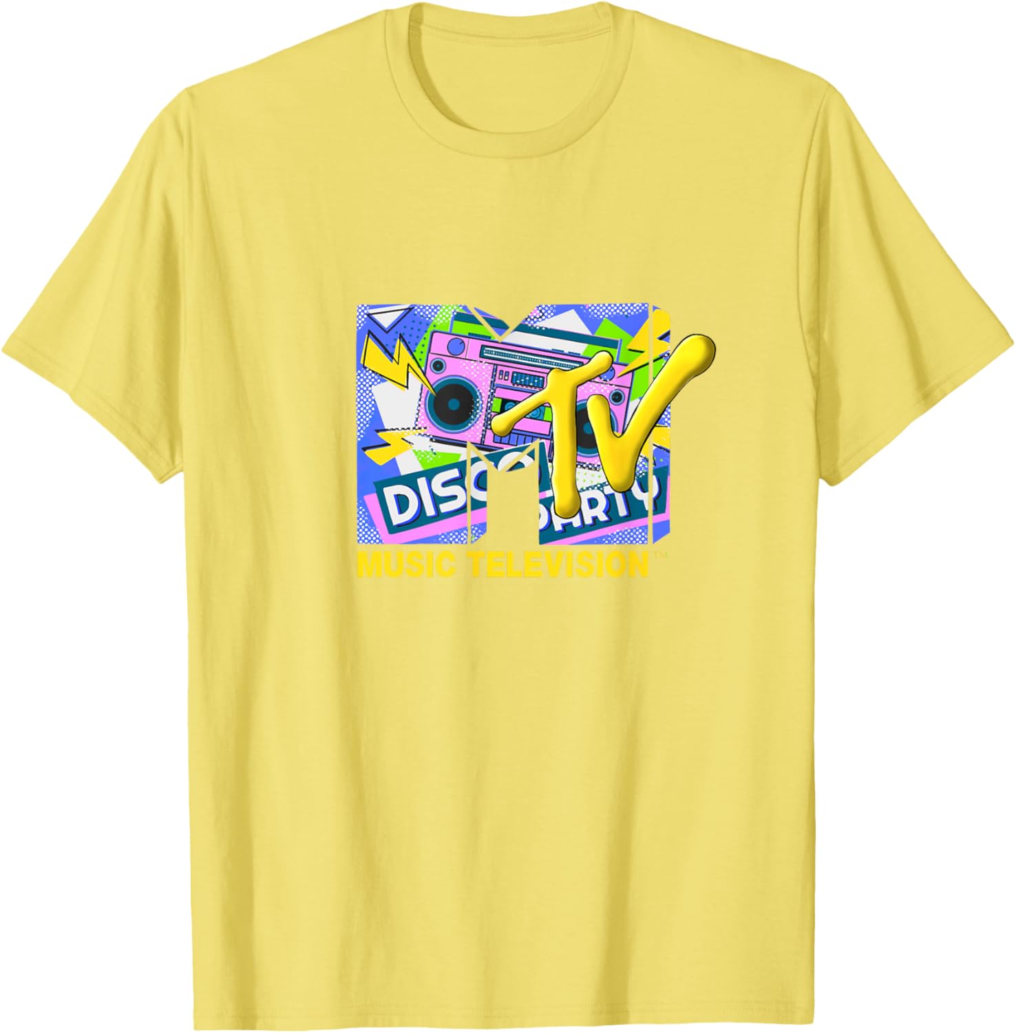 Mademark x MTV Disco Party T-Shirt with Official Logo and Ghettoblaster - 12