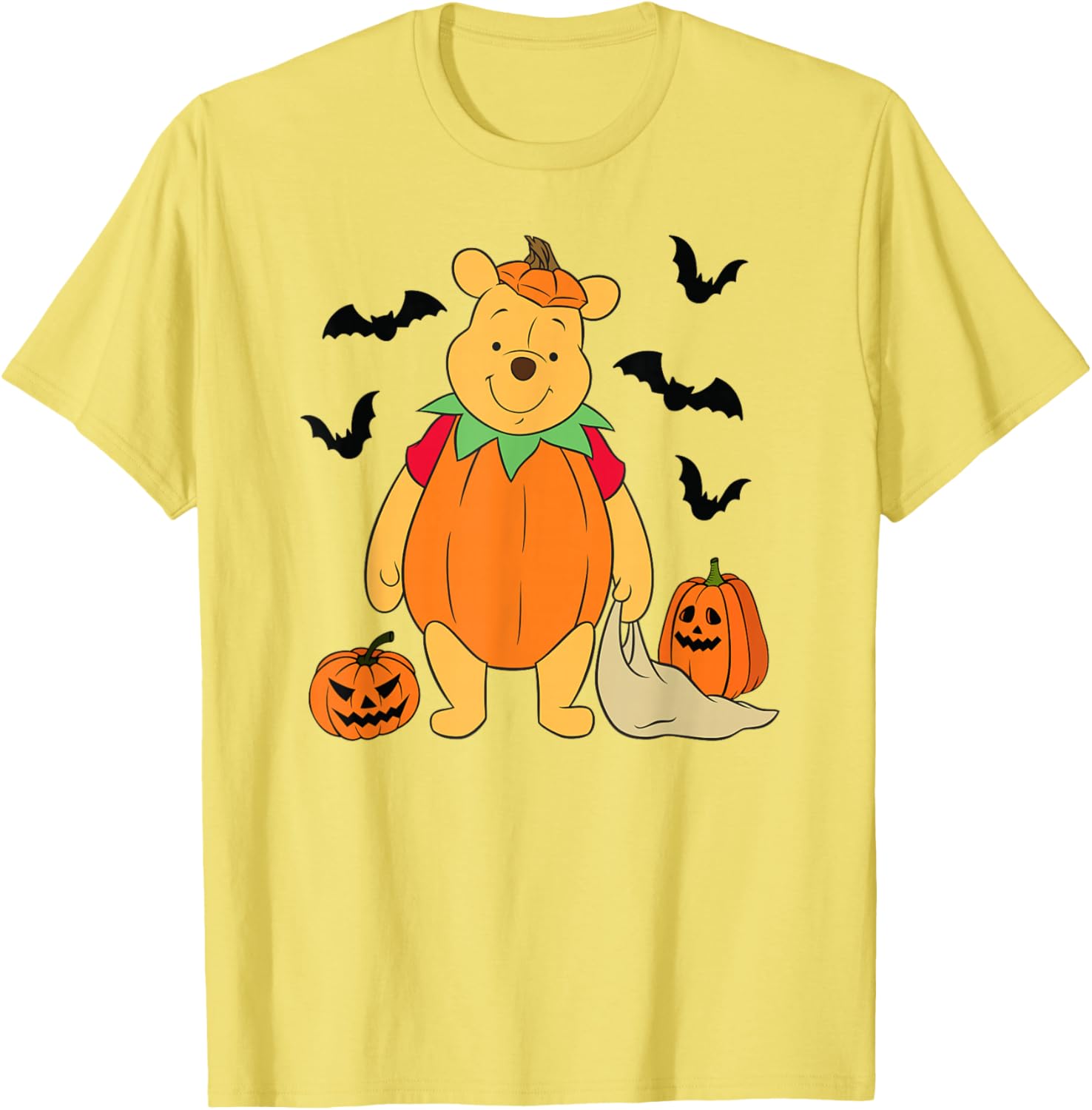 Disney Winnie the Pooh Halloween Big Pumpkin T-Shirt for Kids and Adults - 7