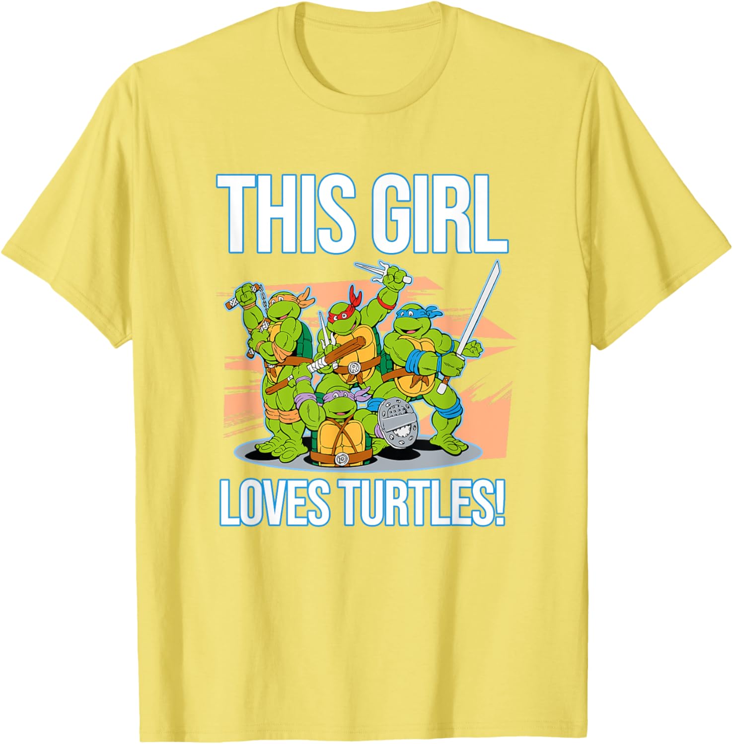 Mademark Teenage Mutant Ninja Turtles This Girl Loves Turtles T-Shirt - 17