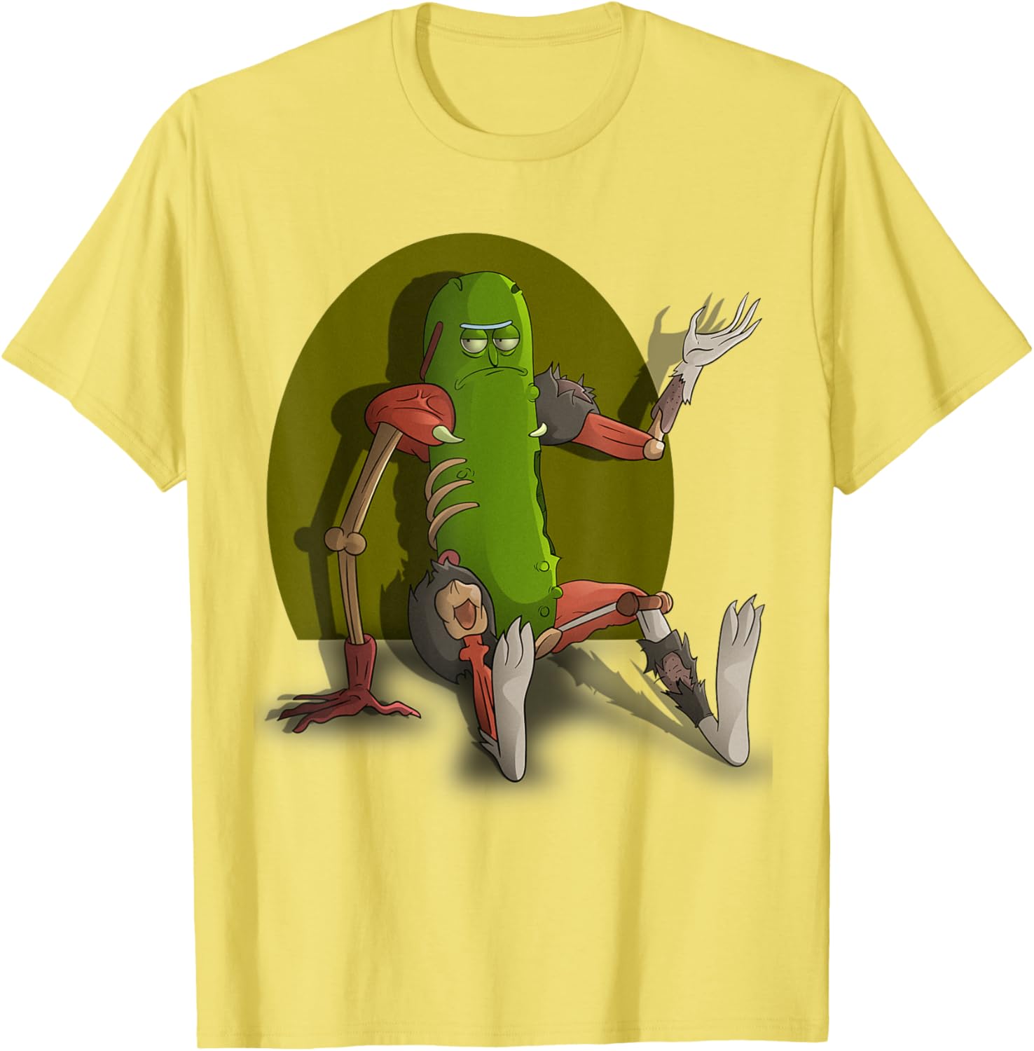 Mademark x Rick and Morty Pickle Rick Interview T-Shirt for Fans - 15