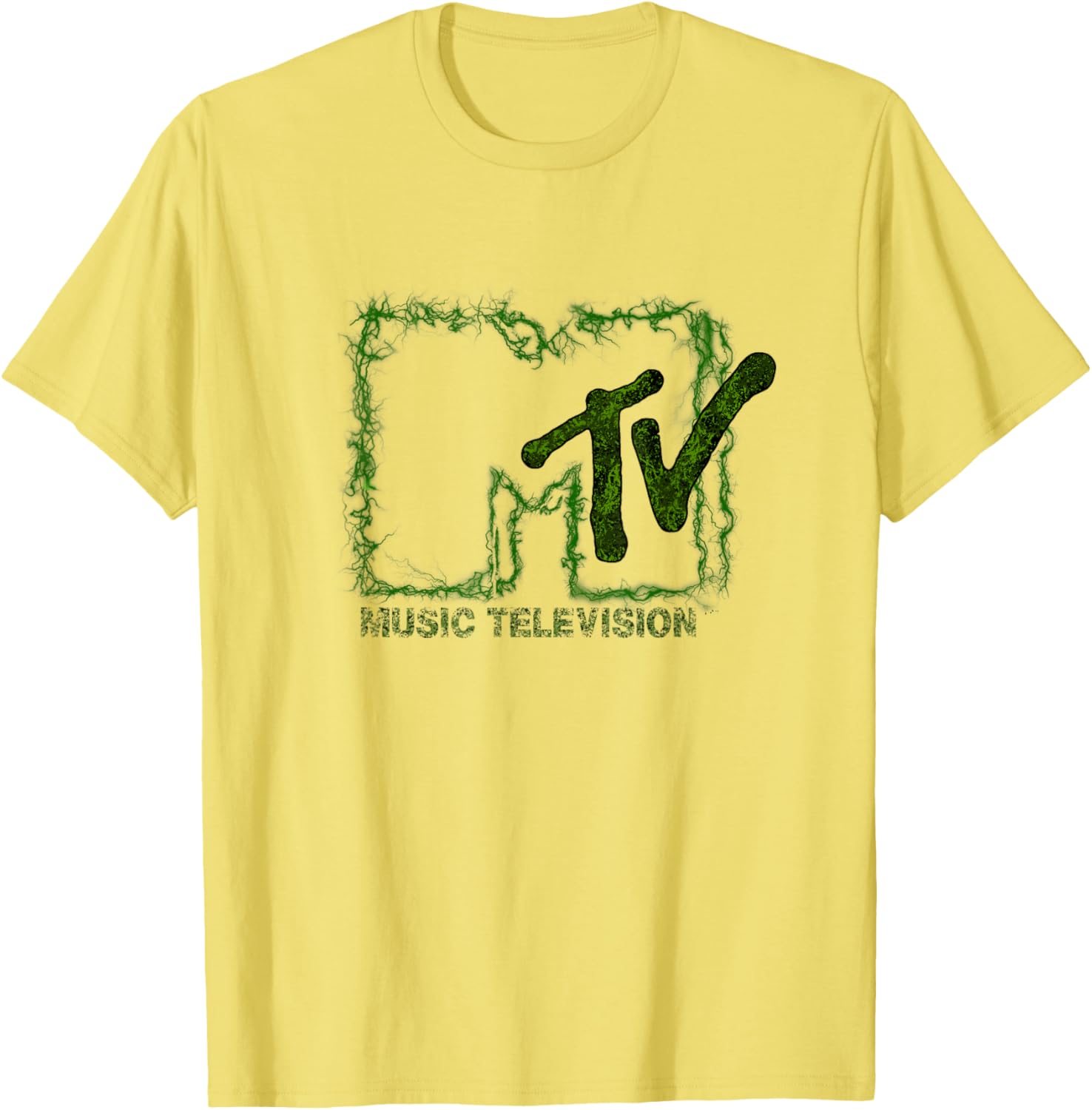 Mademark x MTV Eco-Friendly T-Shirt with Electric Green Logo Design - 8
