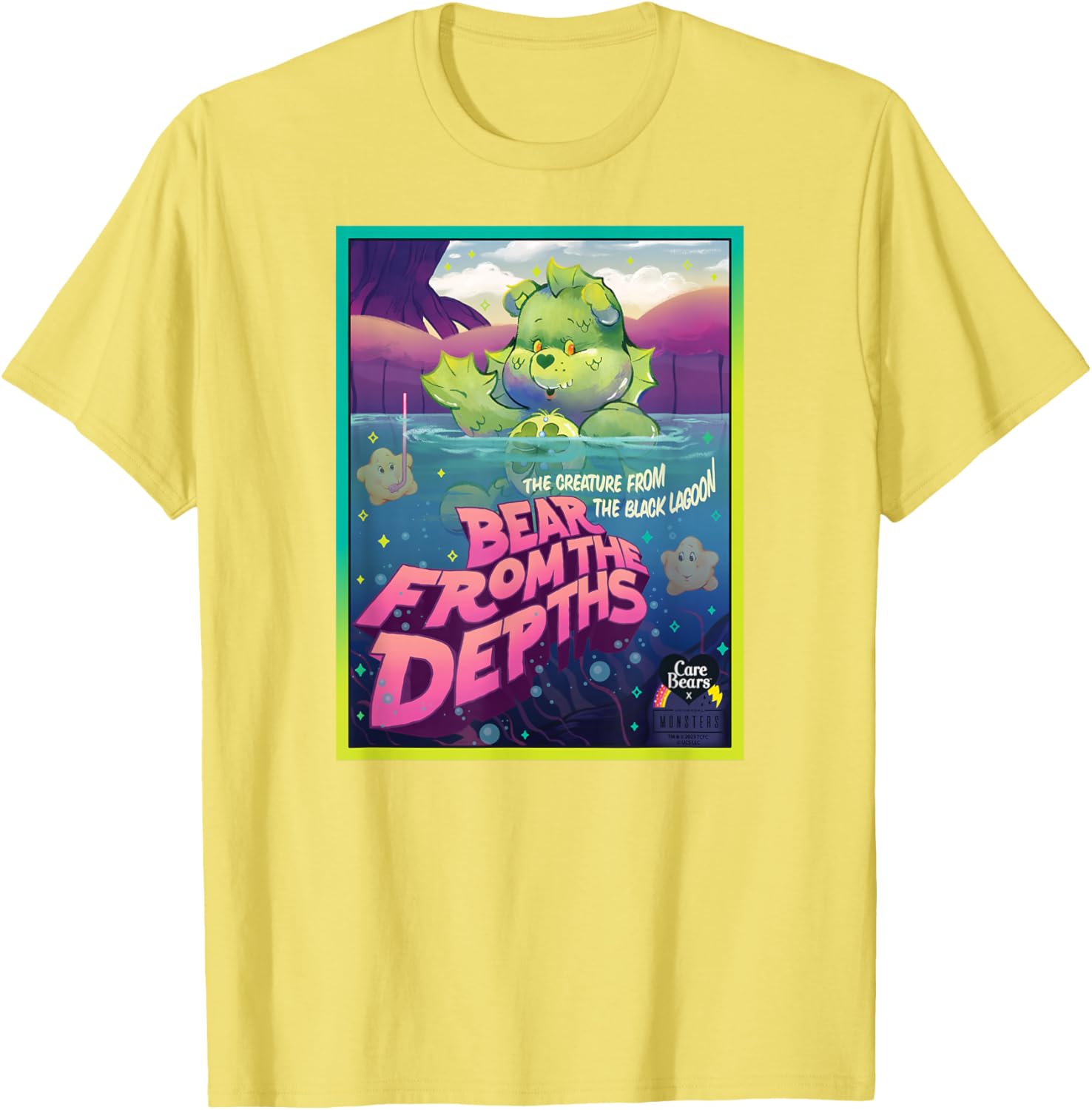 Care Bears Universal Monsters Good Luck Bear Creature T-Shirt for Fans - 12