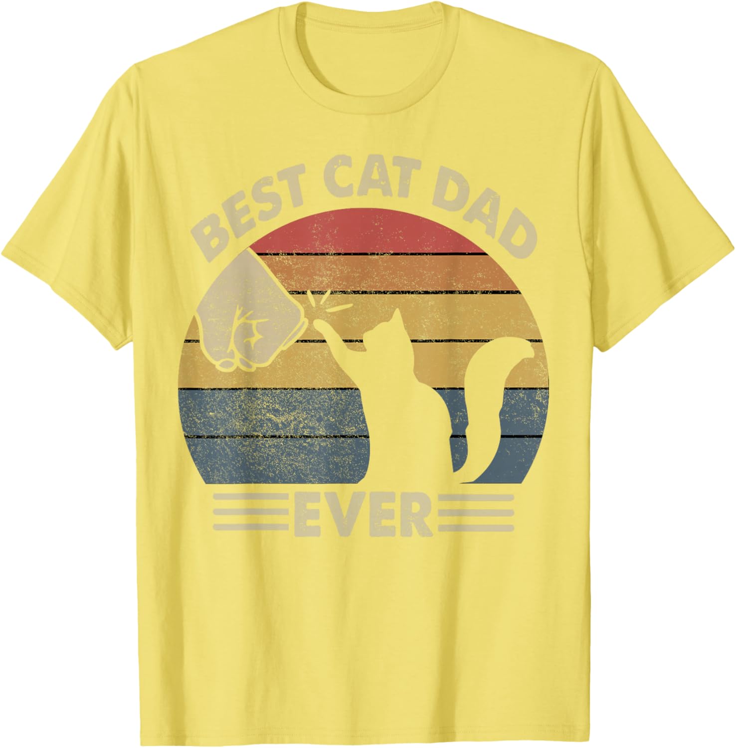 Funny Cat Dad T-Shirt for Men - Best Gift for Cat Lovers - 9