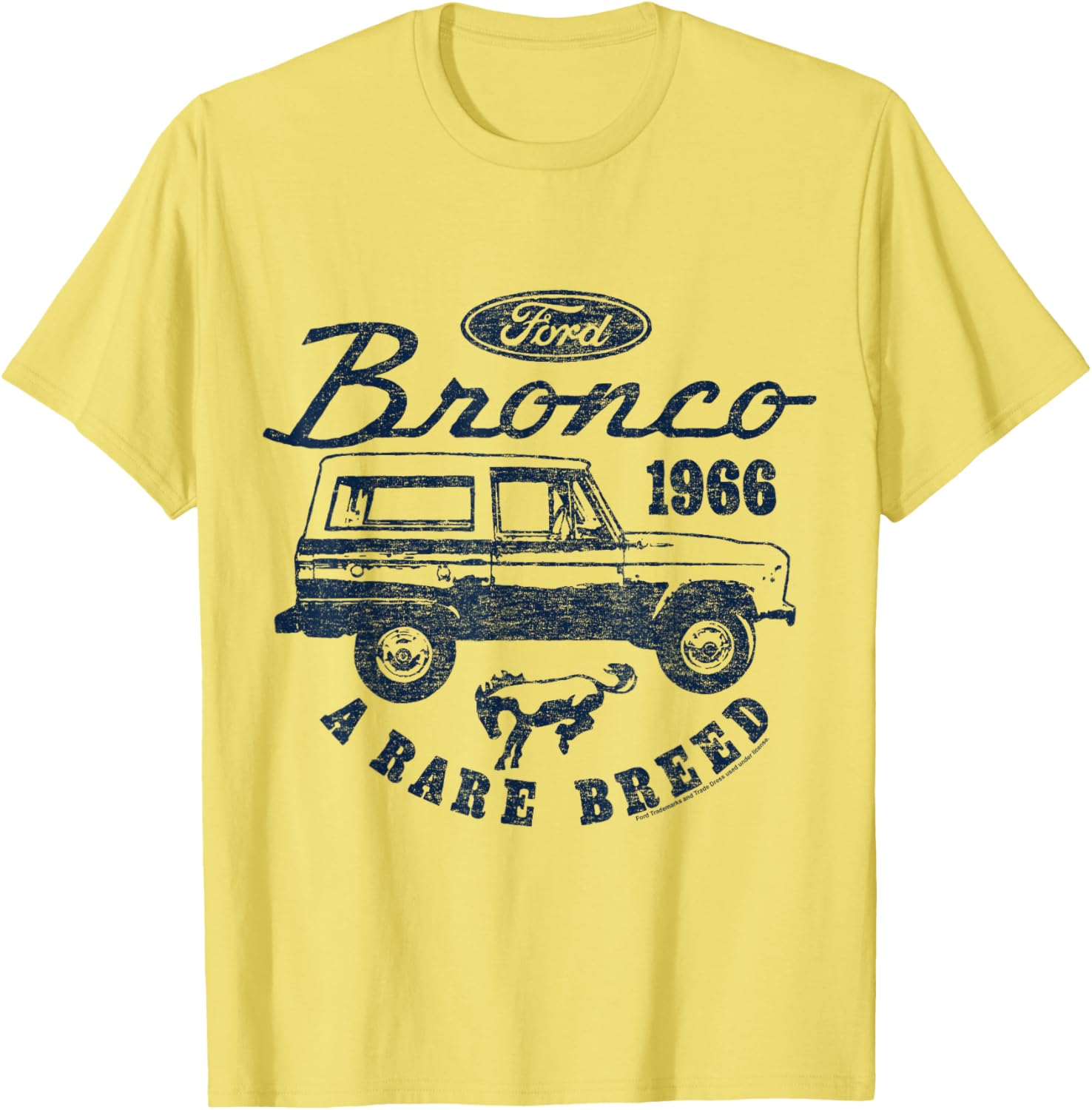 Ford Bronco 1966 Rare Breed Logo T-Shirt for Enthusiasts and Collectors - 4