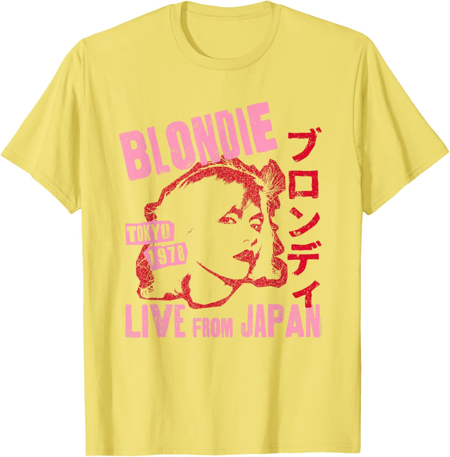 Blondie Live from Japan Vintage Band T-Shirt for Music Lovers - 2
