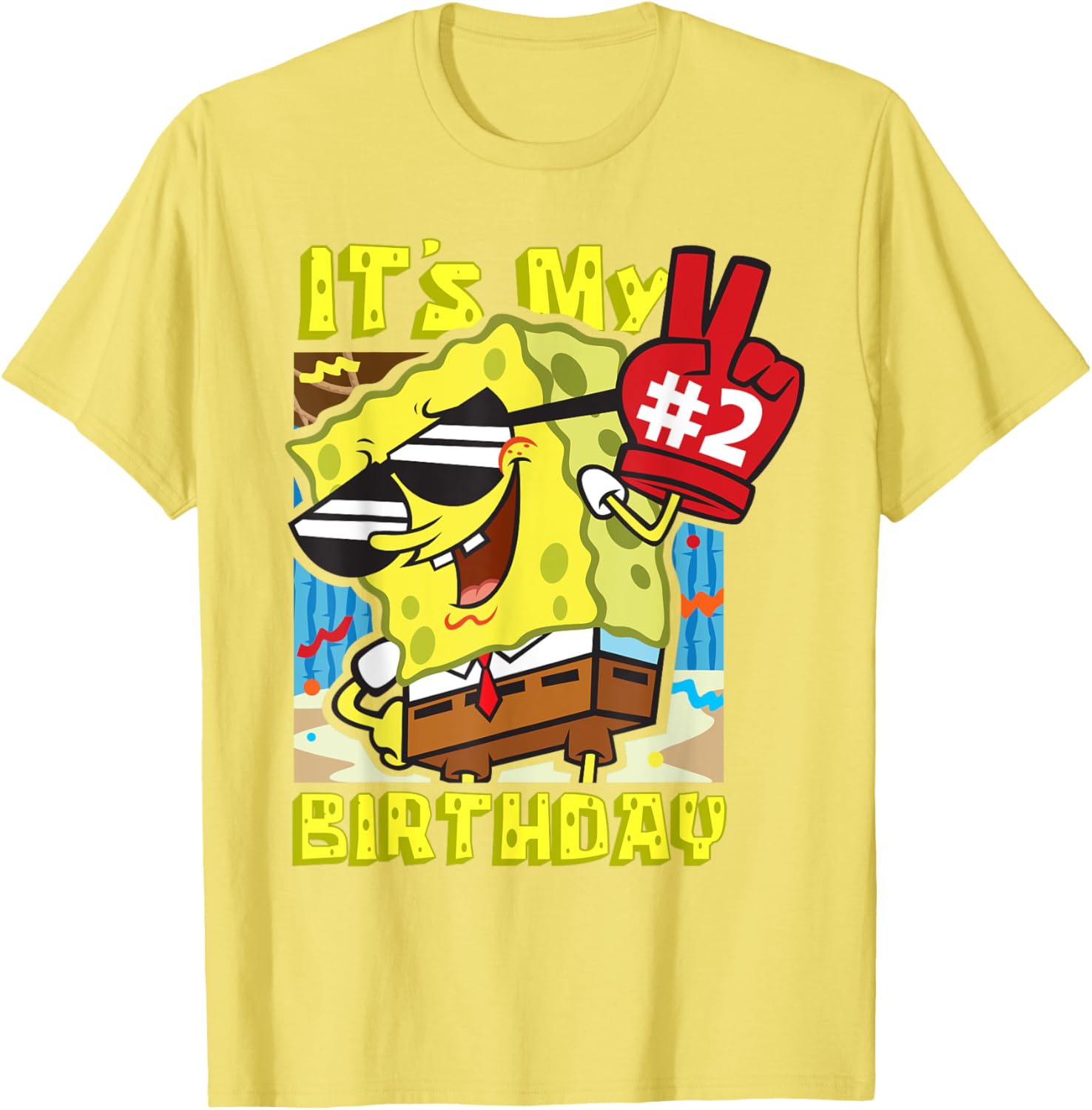 SpongeBob 2nd Birthday T-Shirt for Boys and Girls – Fun Gift Idea! - 12