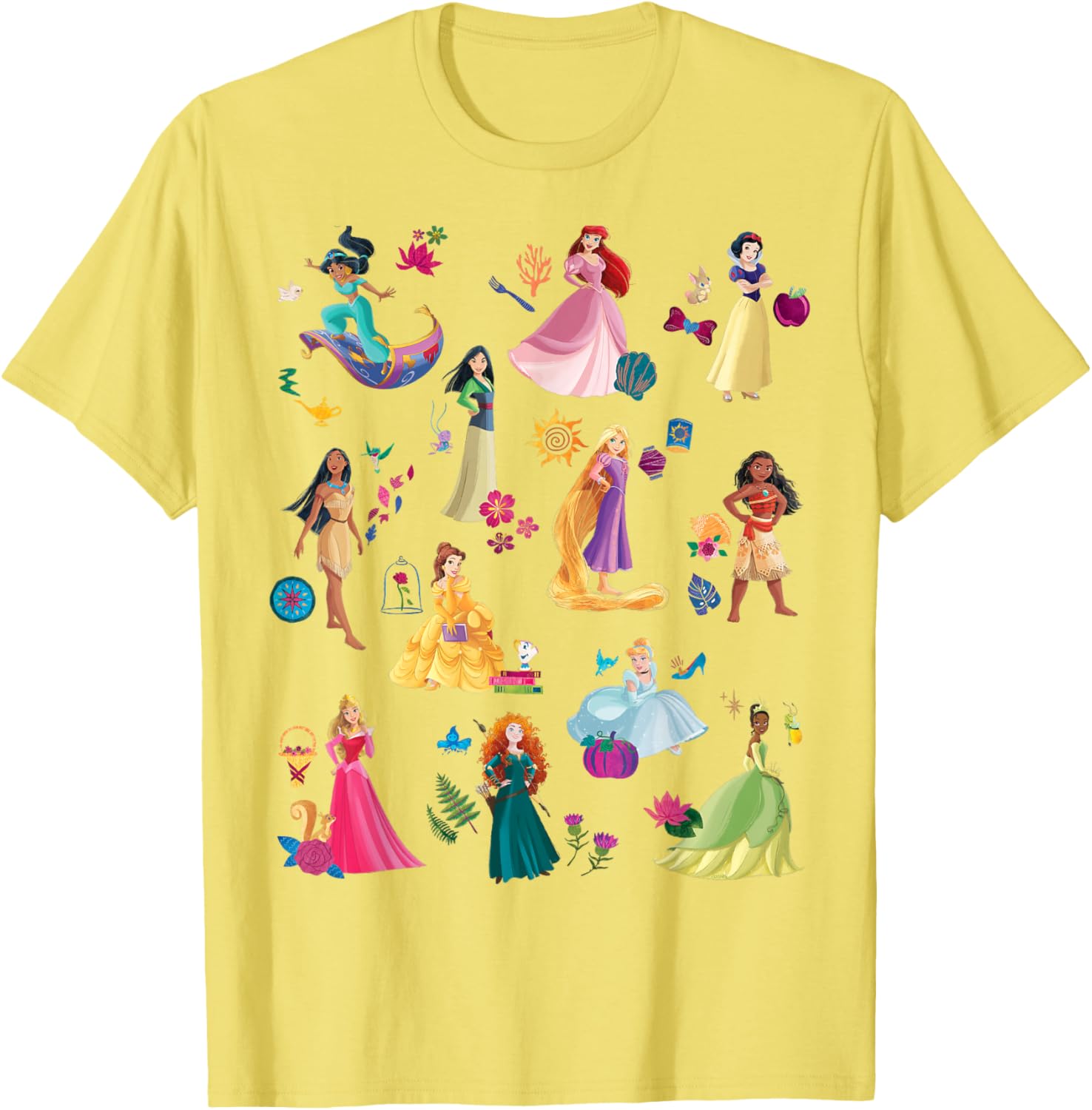 Disney Princess Magical Print T-Shirt for Kids Fun and Fashionable Wear - 6