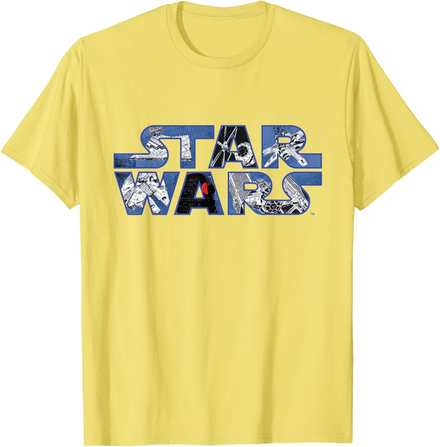 Star Wars Millennium Falcon and Death Star T-Shirt for Fans and Collectors - 1