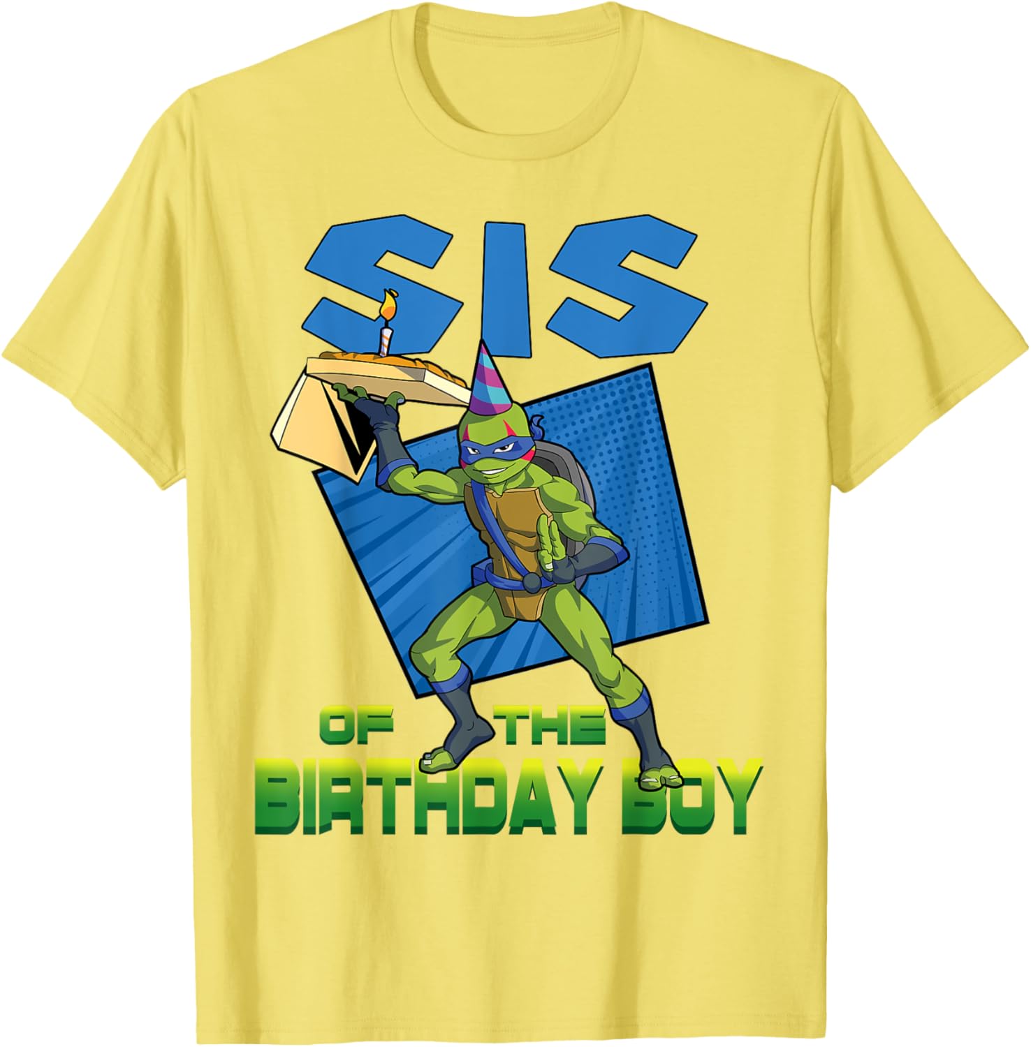 Mademark Teenage Mutant Ninja Turtles Leo Pizza Party T-Shirt for Kids - 7