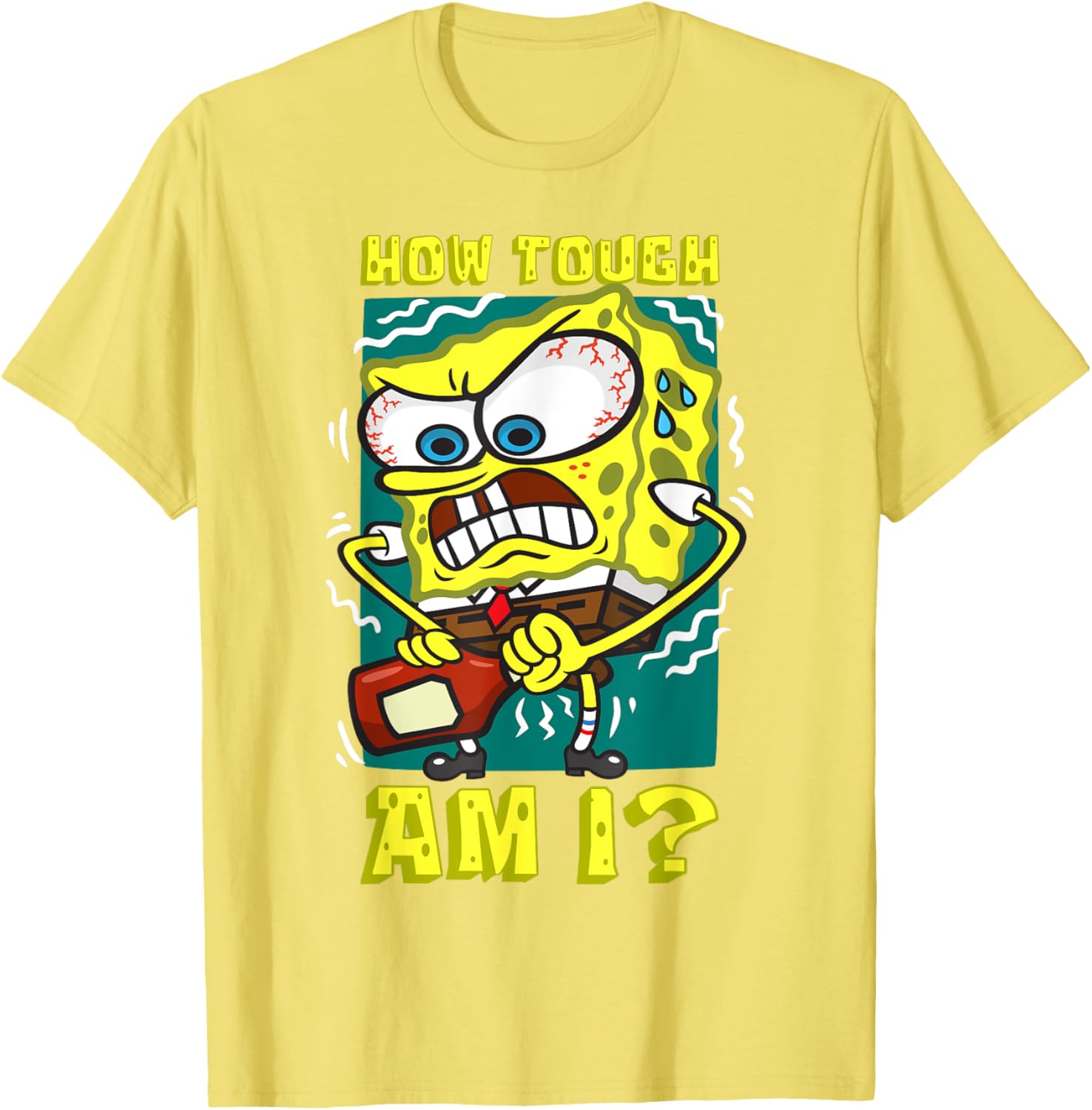 Mademark SpongeBob SquarePants Funny Ketchup Bottle T-Shirt for Fans - 5