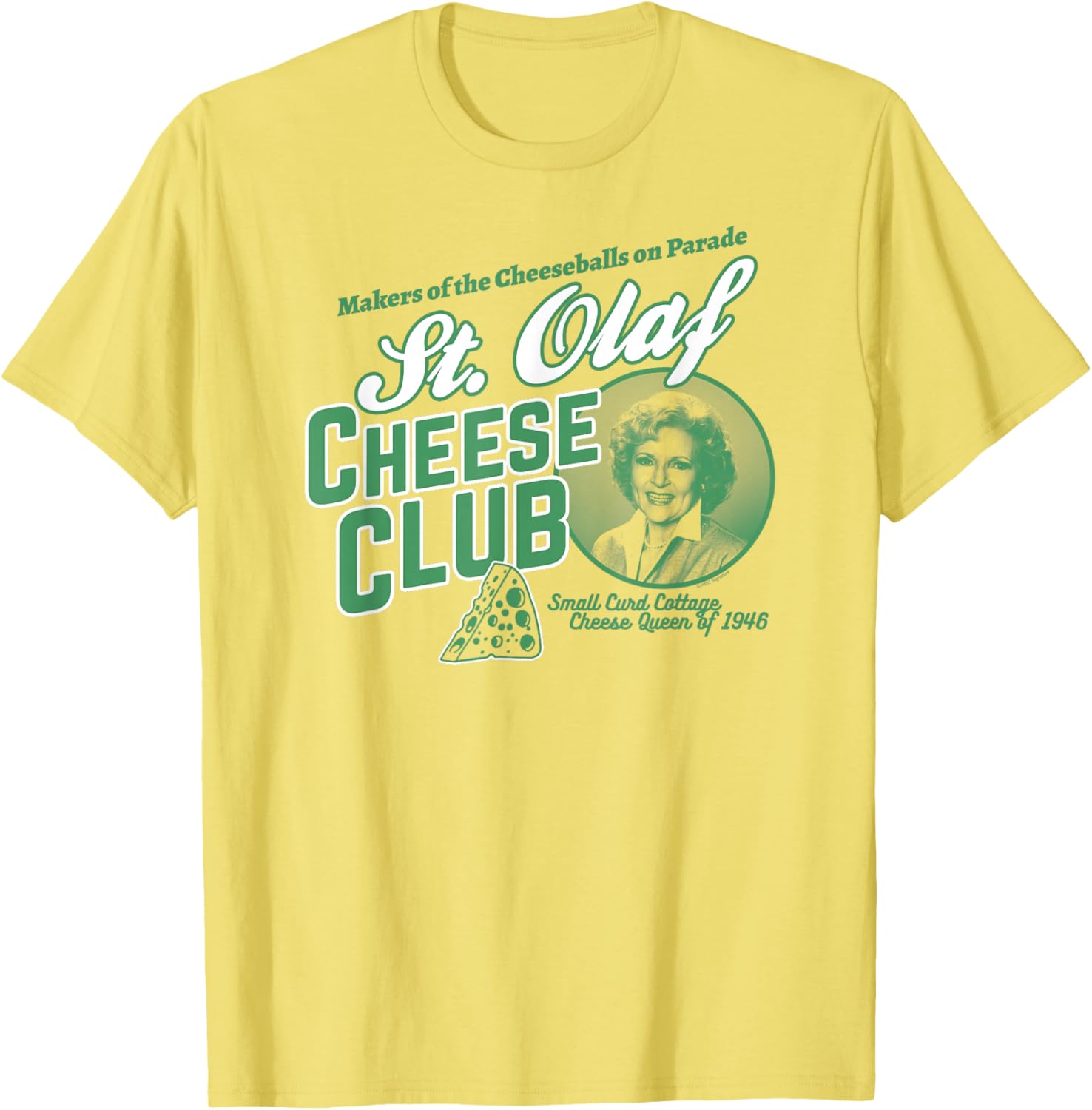 Golden Girls St. Olaf Cheese Club Rose T-Shirt for Fans and Collectors - 1