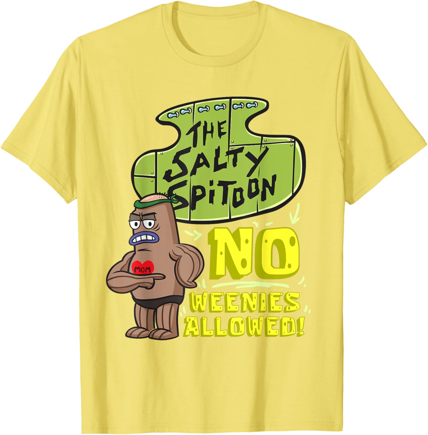 Mademark SpongeBob Salty Spitoon Bodybuilder T-Shirt for Gym Lovers - 6