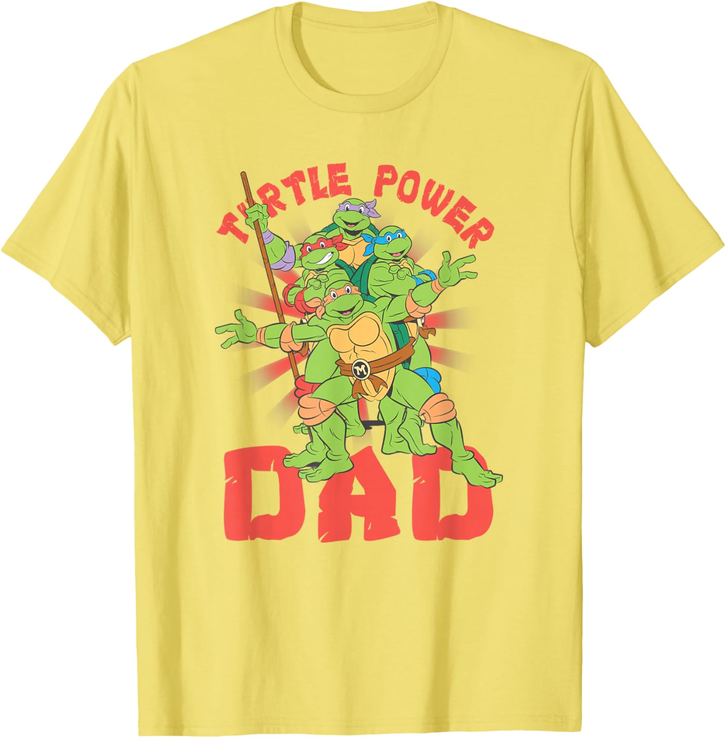 Teenage Mutant Ninja Turtles Dad Turtle Power T-Shirt for Fans - 10