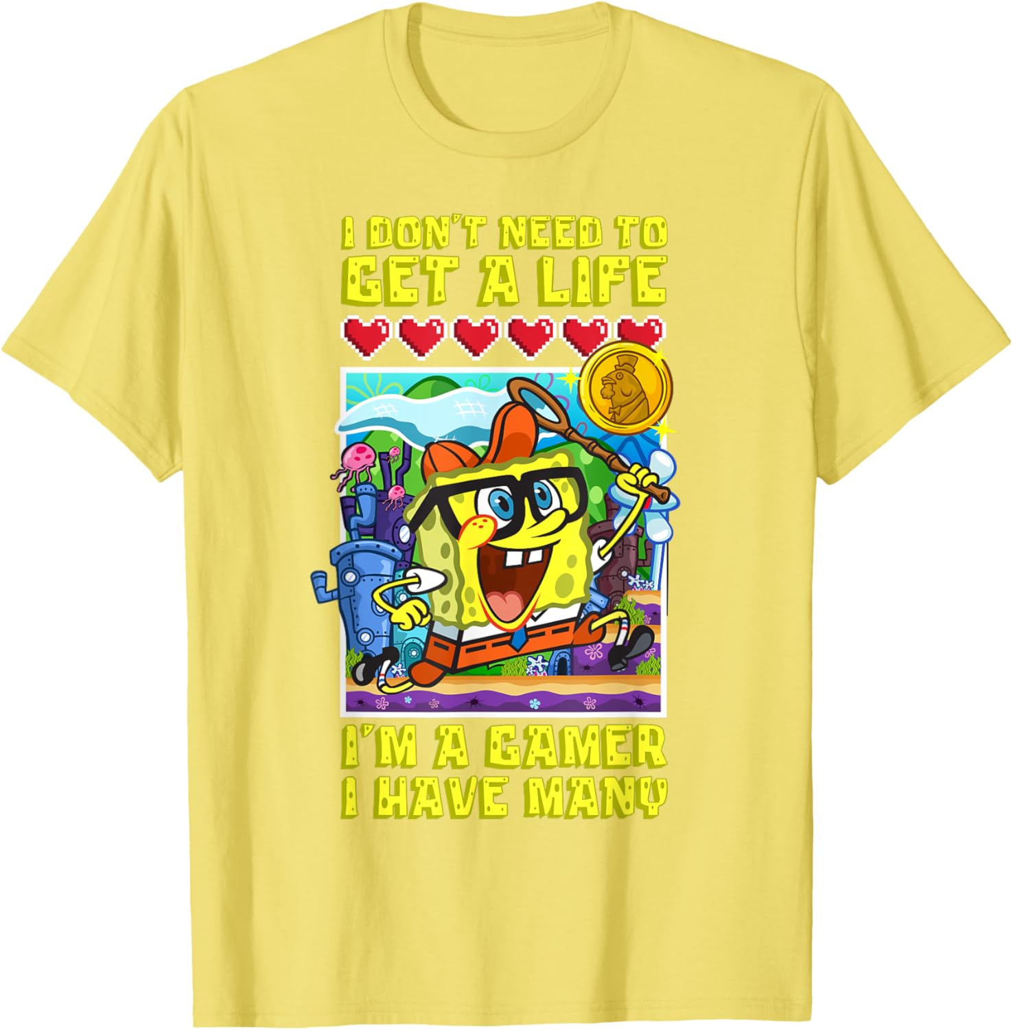 Mademark x SpongeBob SquarePants Gamer T-Shirt for True Fans - 9