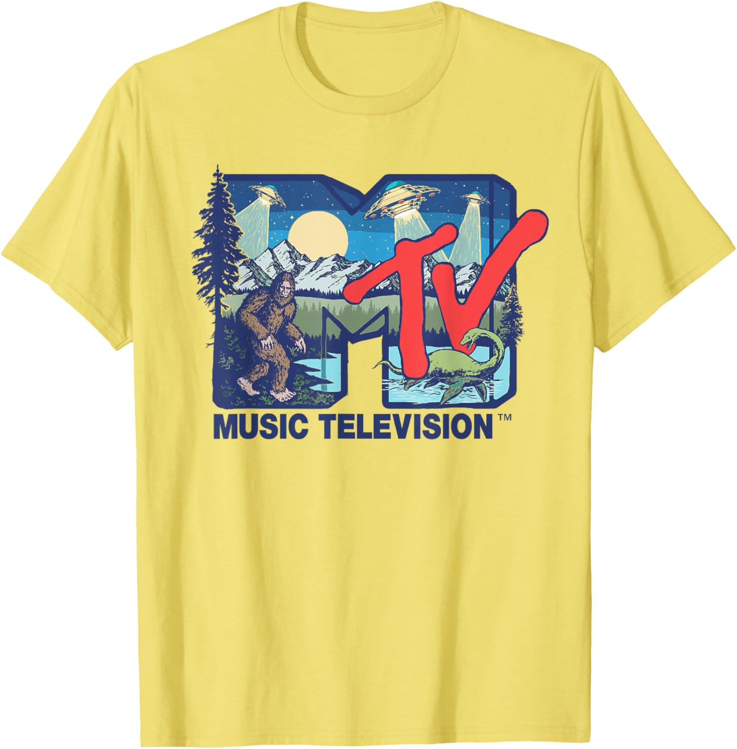 Mademark x MTV Cryptid Logo T-Shirt Featuring Bigfoot UFOs and Aliens - 10