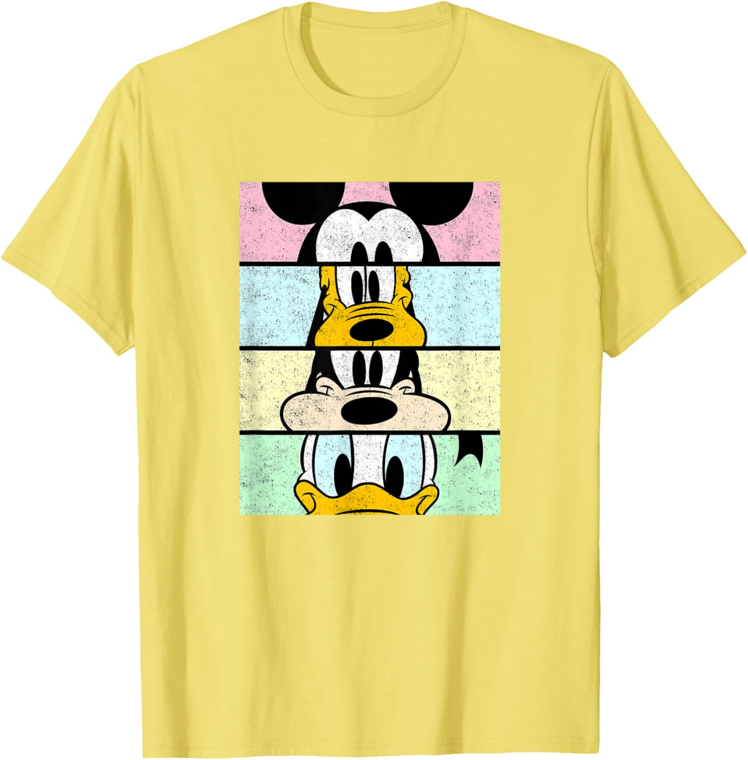 Disney Mickey And Friends Distressed Comic Panels T-Shirt for Fun Fans - 5