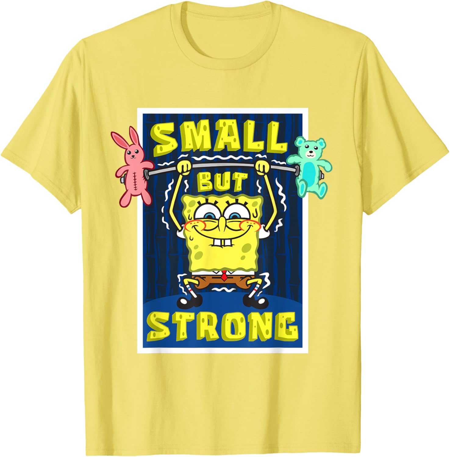 Mademark SpongeBob Small But Strong Birthday T-Shirt for Kids - 7