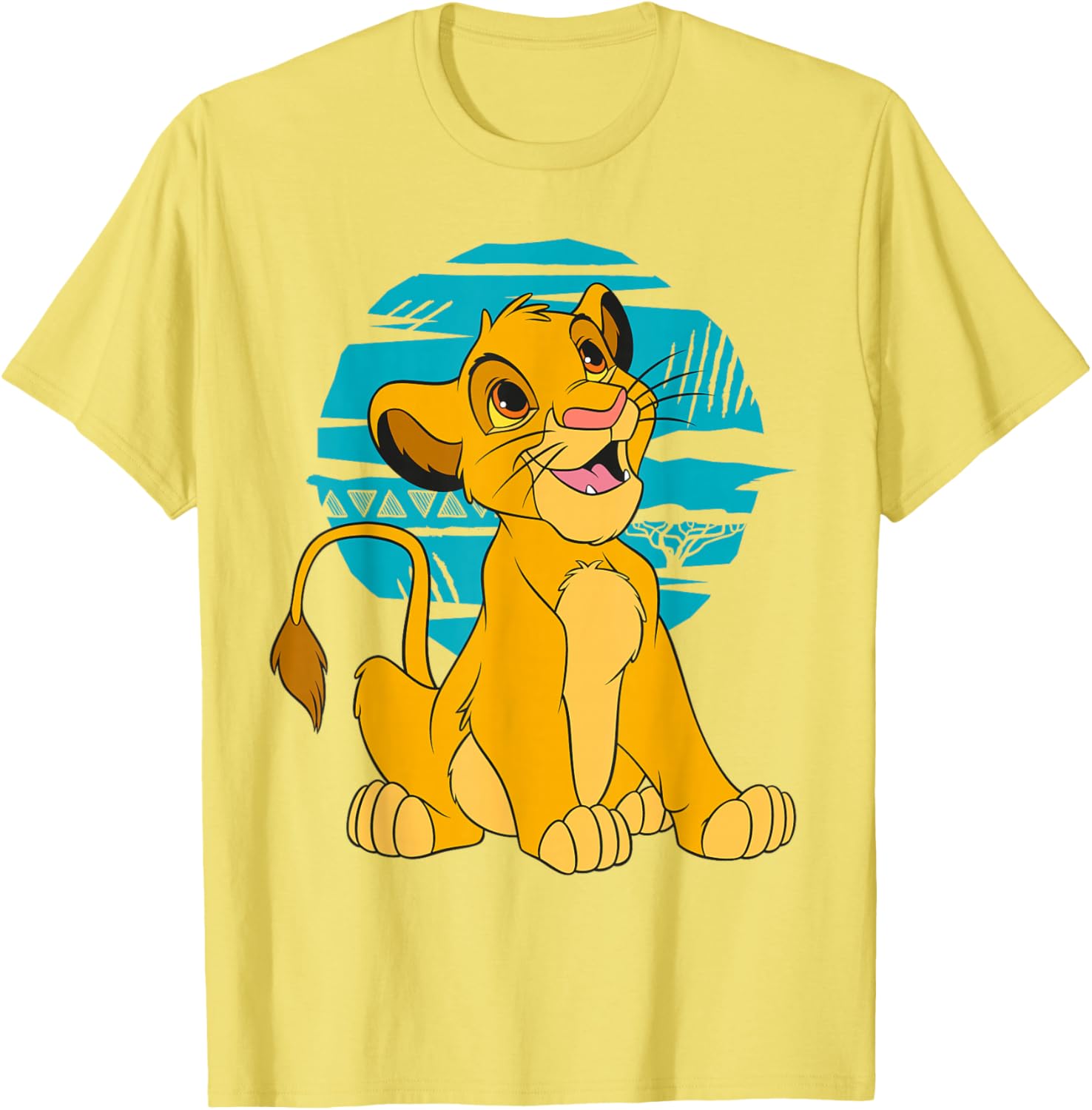 Disney The Lion King Young Simba Blue Retro T-Shirt for Kids and Adults - 2