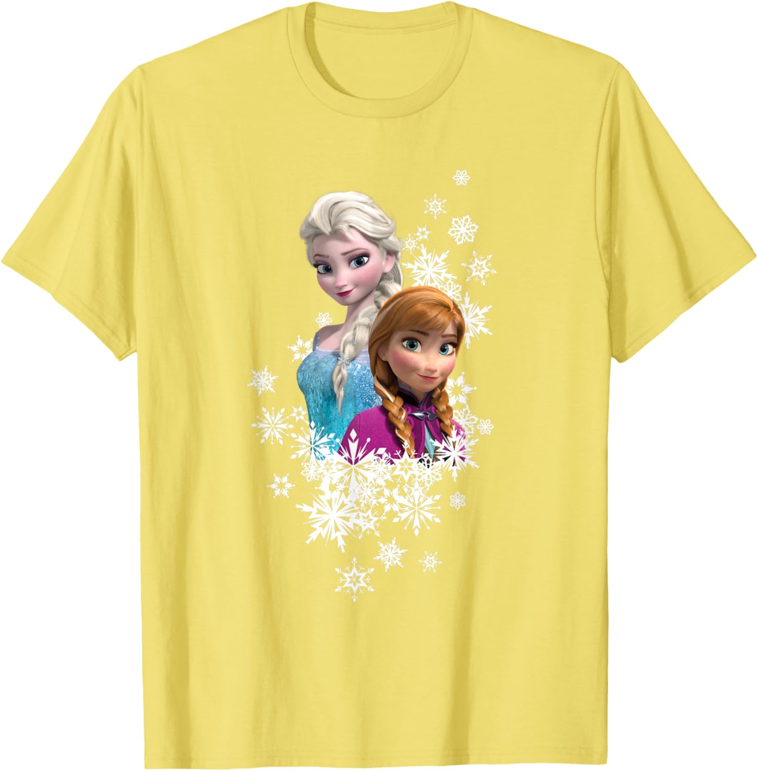 Disney Frozen Anna and Elsa Snowflakes T-Shirt for Kids and Fans - 17