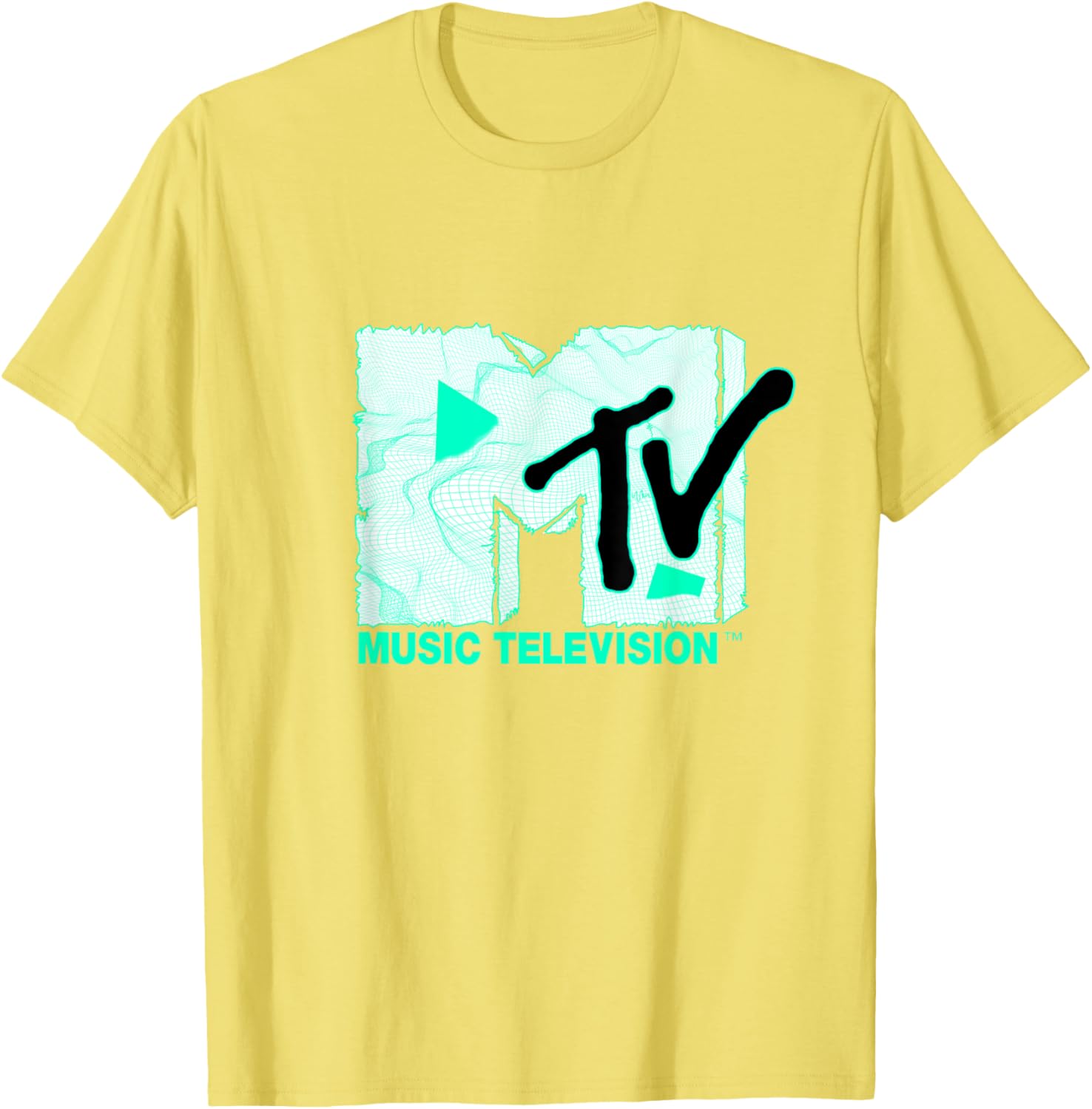 Mademark x MTV Green Vector Logo T-Shirt - Stylish Landscape Tee - 2