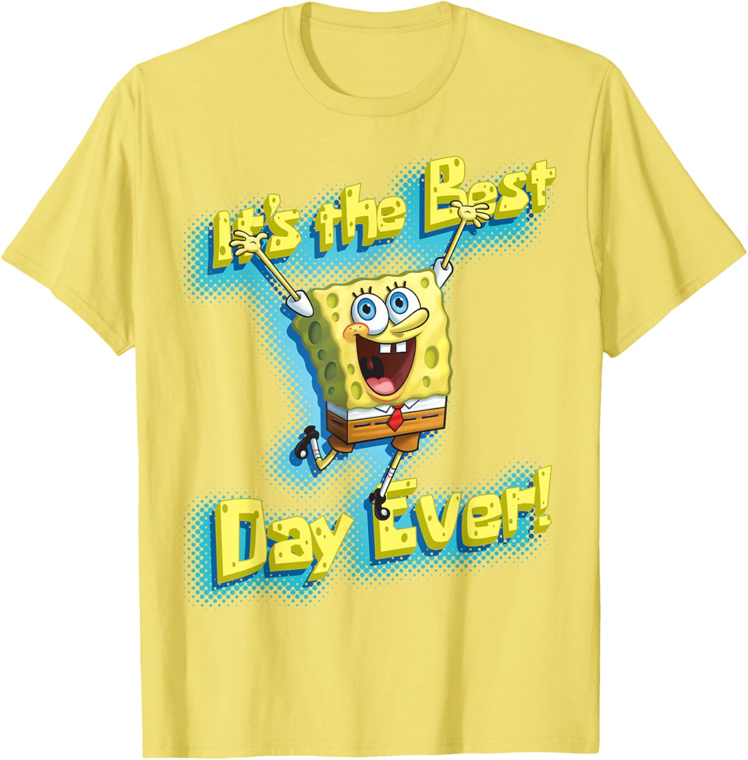 Mademark SpongeBob SquarePants Best Day Ever T-Shirt for Fun Fans - 18