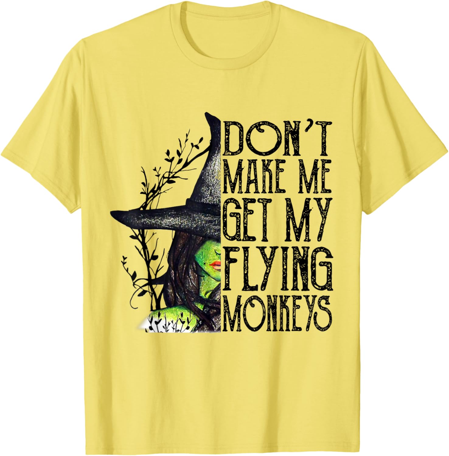Funny Witch Halloween T-Shirt Get My Flying Monkeys Gift for Her - 16