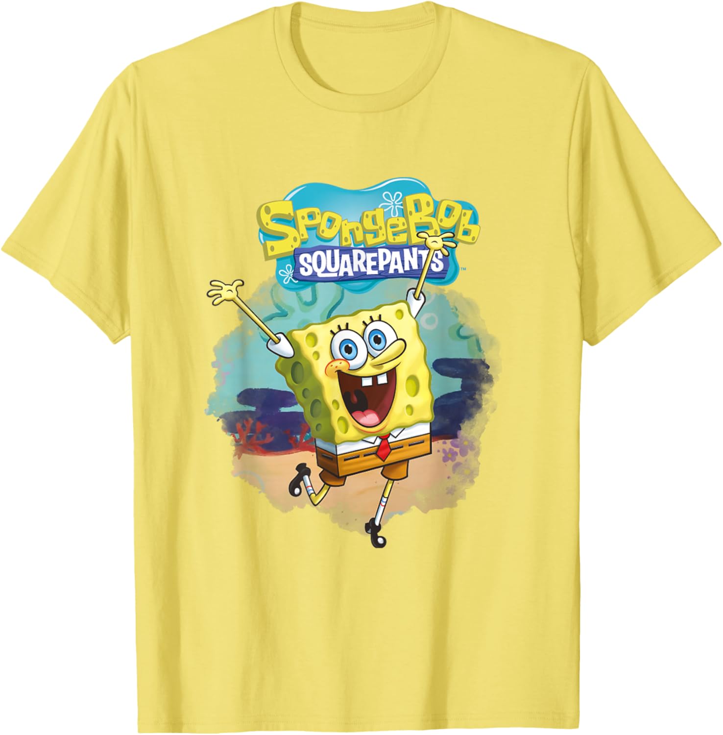 Mademark SpongeBob SquarePants Dancing in the Ocean T-Shirt for Kids - 1