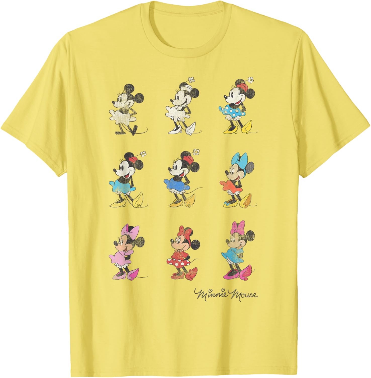 Disney Mickey And Friends Minnie Mouse Vintage T-Shirt for Kids - 6
