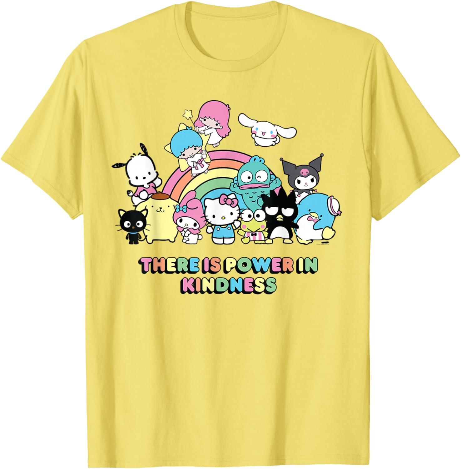 Sanrio Hello Kitty Friends Power in Kindness Classic Fit T-Shirt - 5
