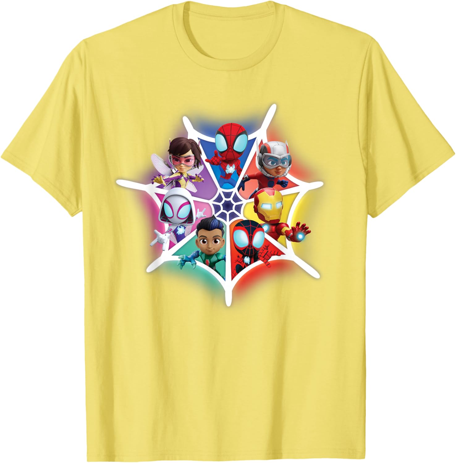 Marvel Spidey and Friends Avengers Team-Up T-Shirt for Kids and Adults - 26