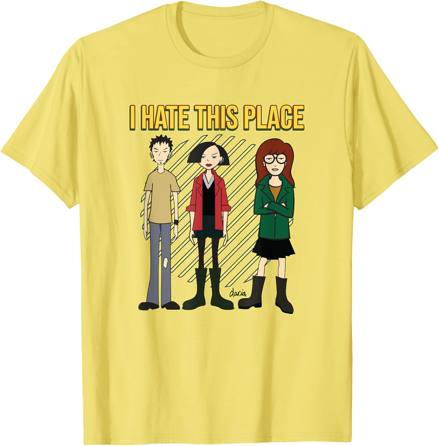 Mademark x Daria I Hate This Place T-Shirt for Stylish Comfort - 4